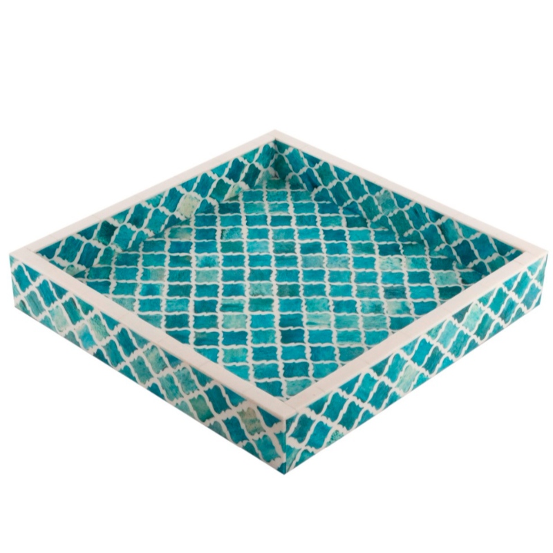 Mozaïek houten accent lade